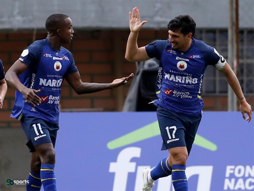 Foto: Diego Chávez celebra gol ante Envigado FC. Fuente: Dimayor.